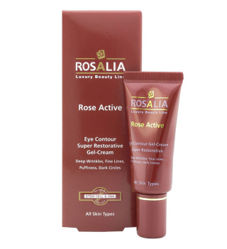 ژل کرم دور چشم رزالیا مدل Rose Active حجم 20 میلی لیتر